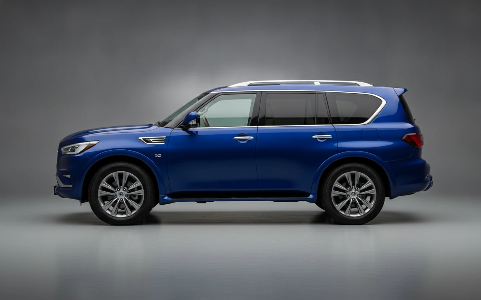 Infiniti Qx 80 Blue 2022 — exterior rear view