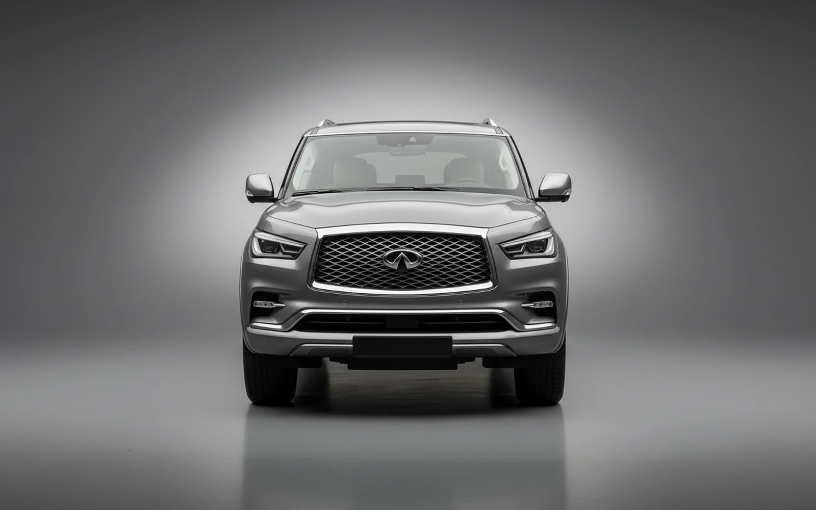 Infiniti Qx 80 Grey 2022 — exterior side view