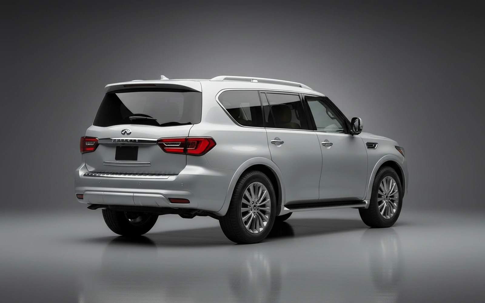 Infiniti Qx 80 Silver 2022 — interior dashboard