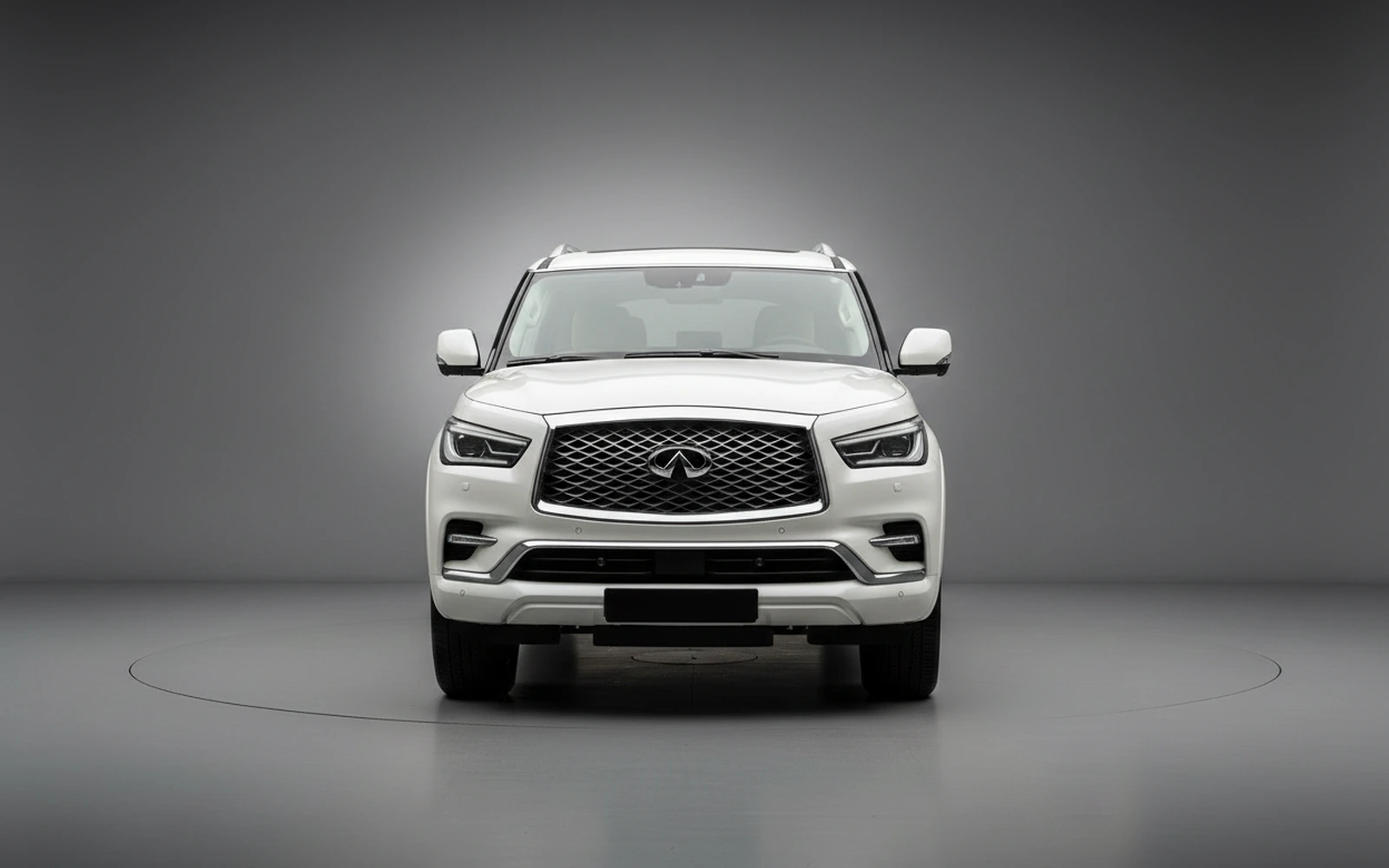 Infiniti Qx 80 White 2022 — exterior side view