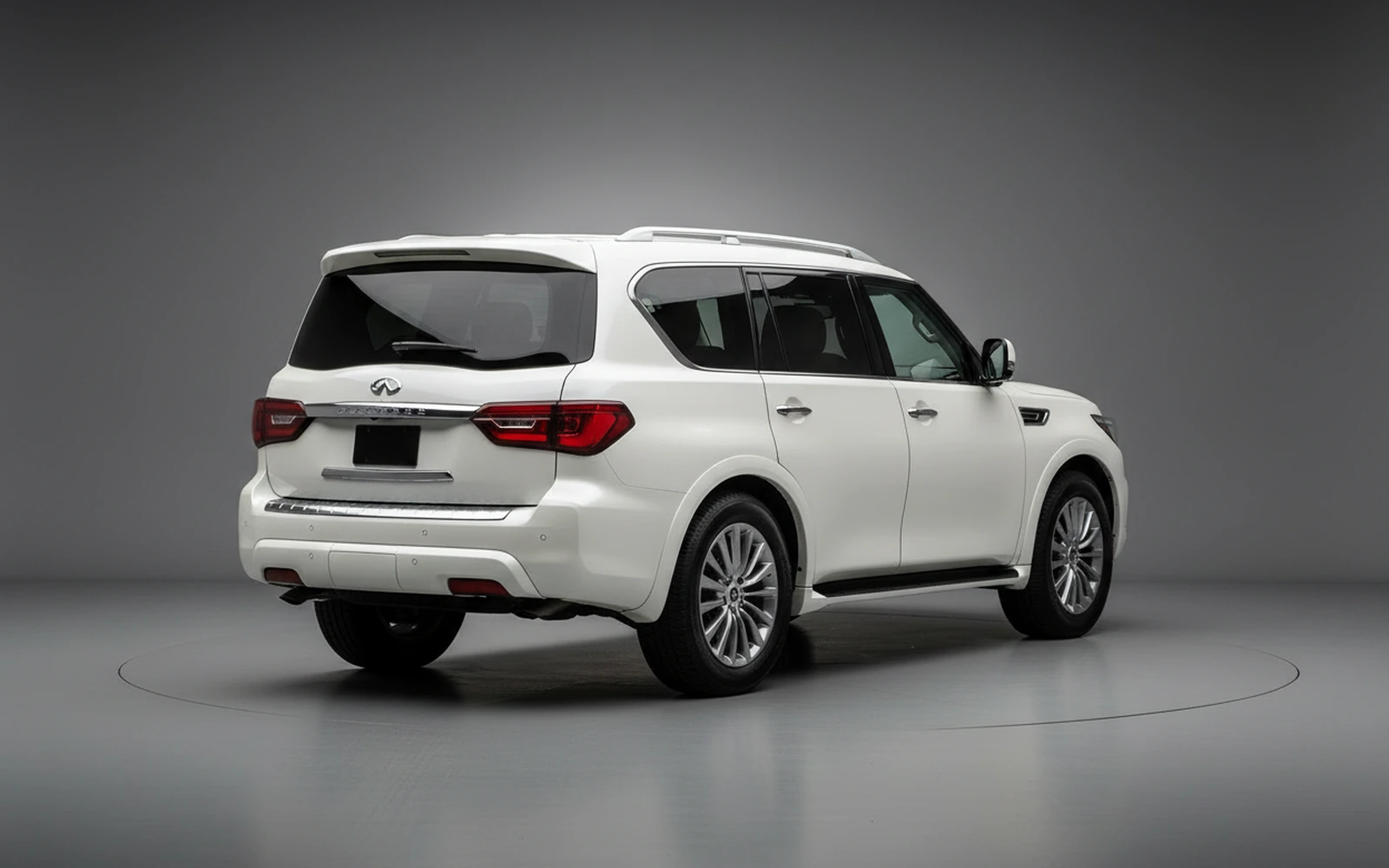 Infiniti Qx 80 White 2022 — interior dashboard