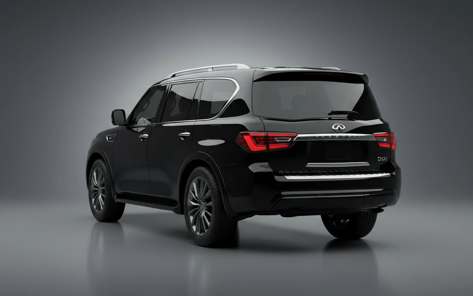 Infiniti QX80 Black 2025 — interior dashboard