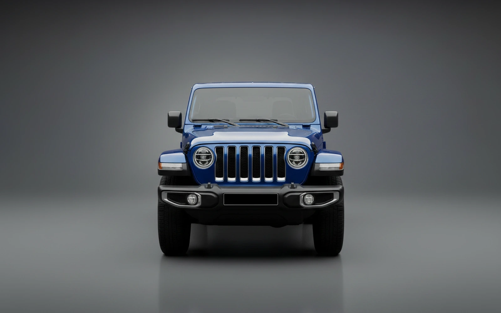 Jeep Wrangler Blue 2024 — exterior side view