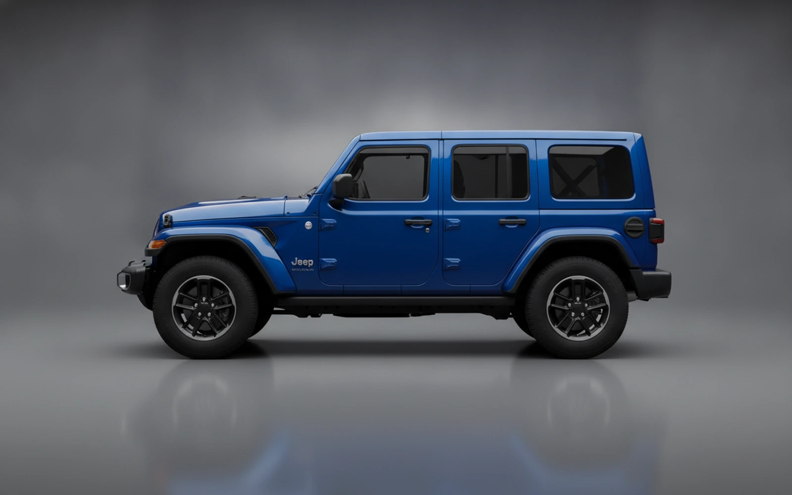 Jeep Wrangler Blue 2024 — exterior rear view
