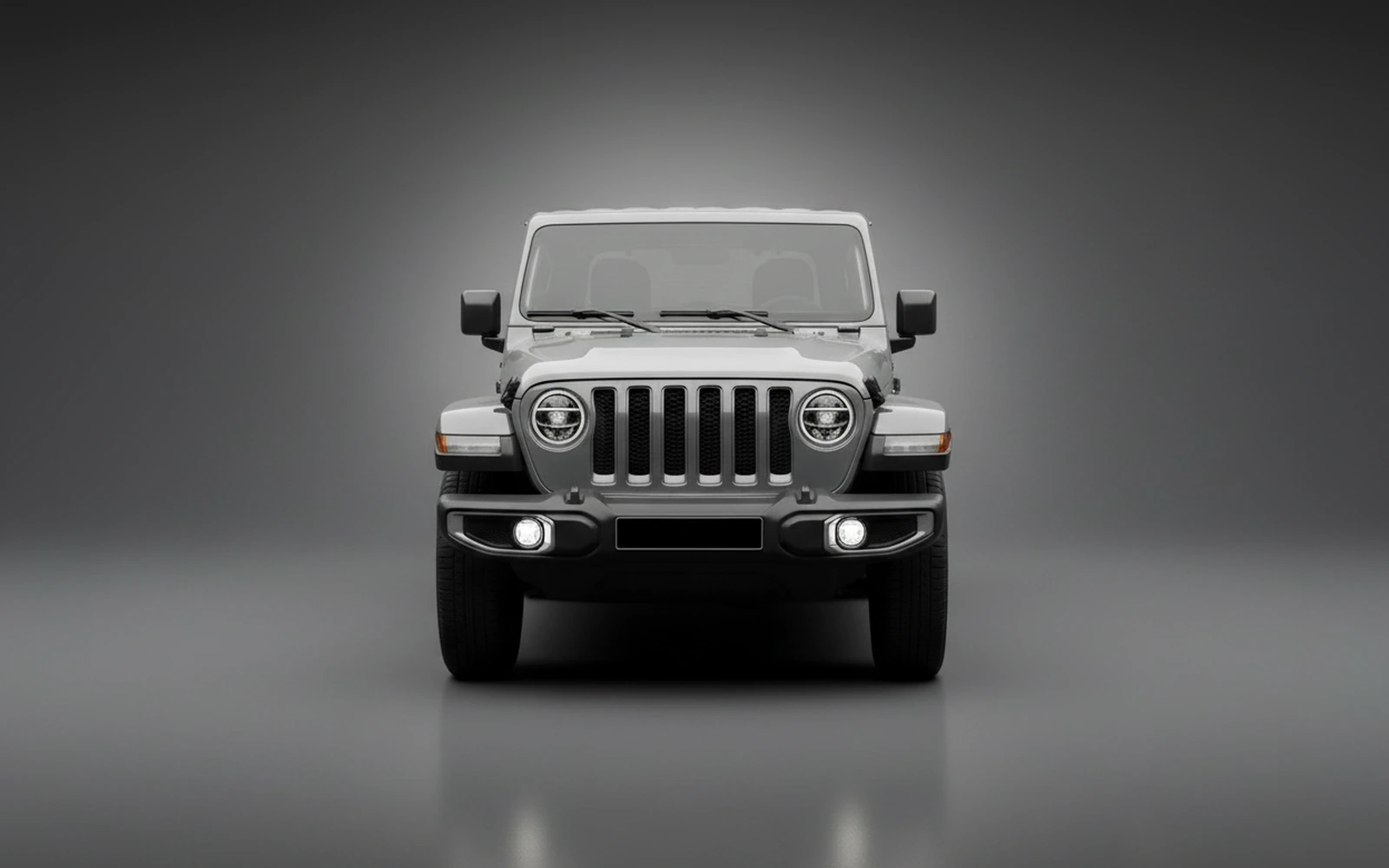 Jeep Wrangler Grey 2024 — exterior side view