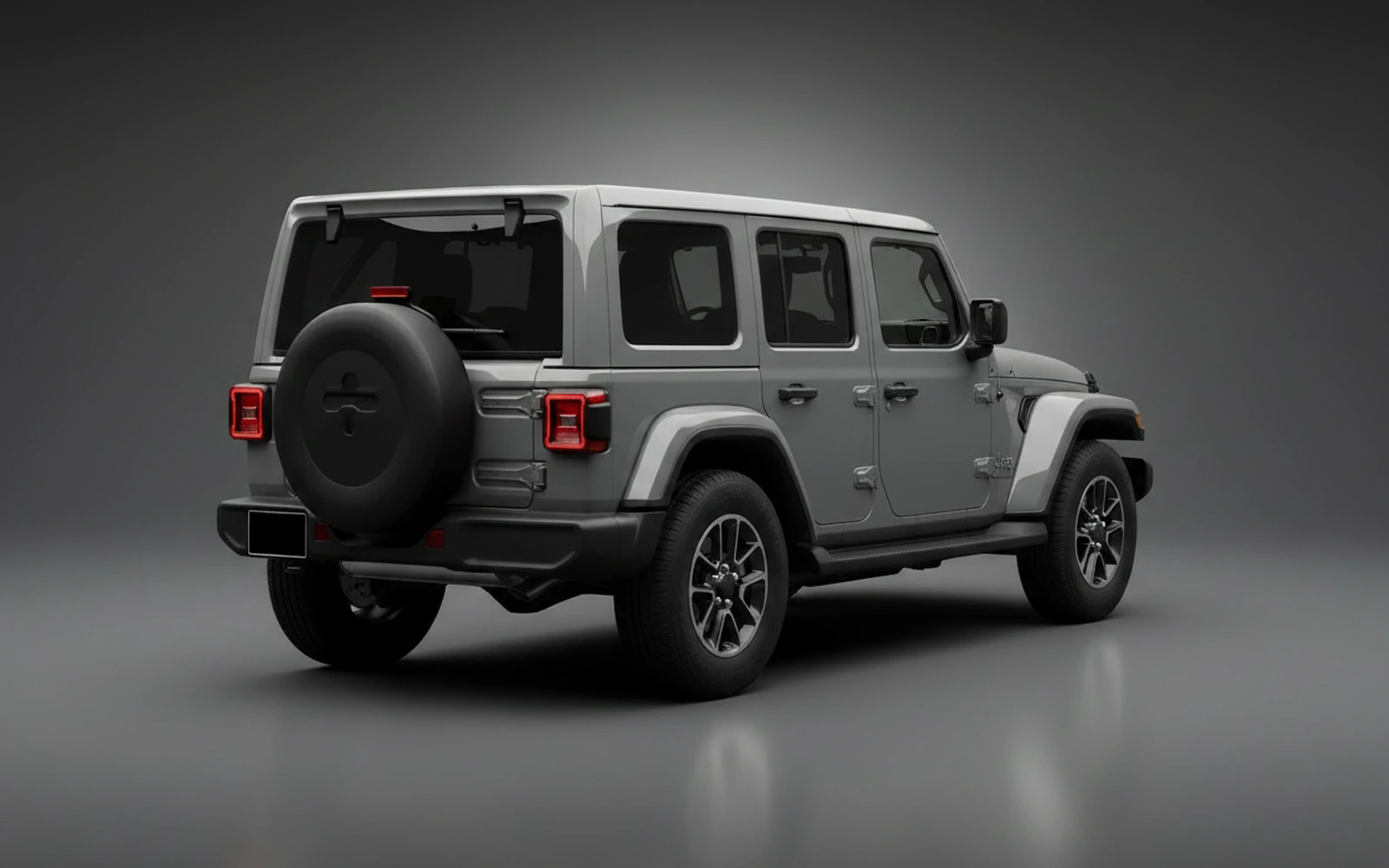 Jeep Wrangler Grey 2024 — interior dashboard