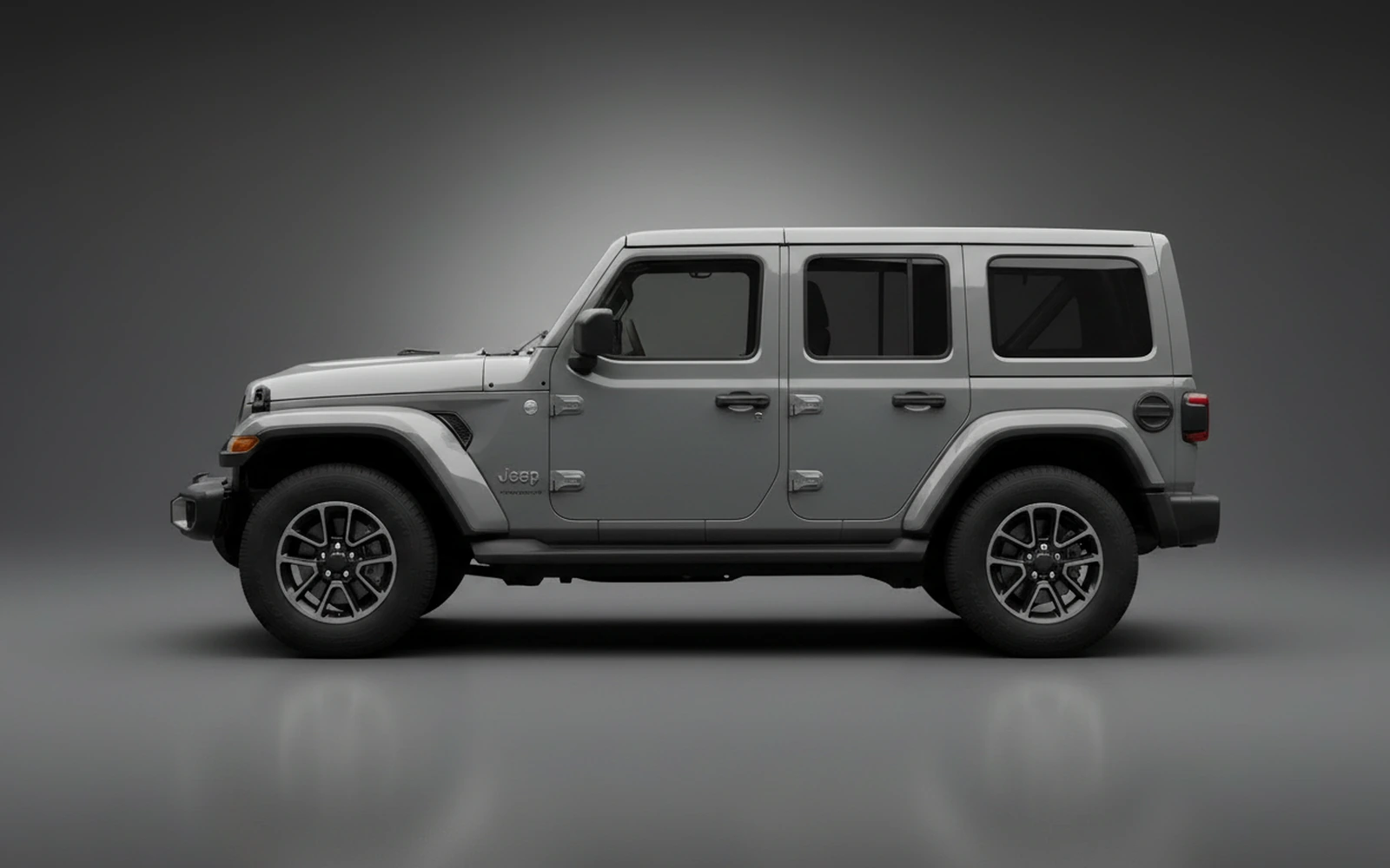 Jeep Wrangler Grey 2024 — exterior rear view