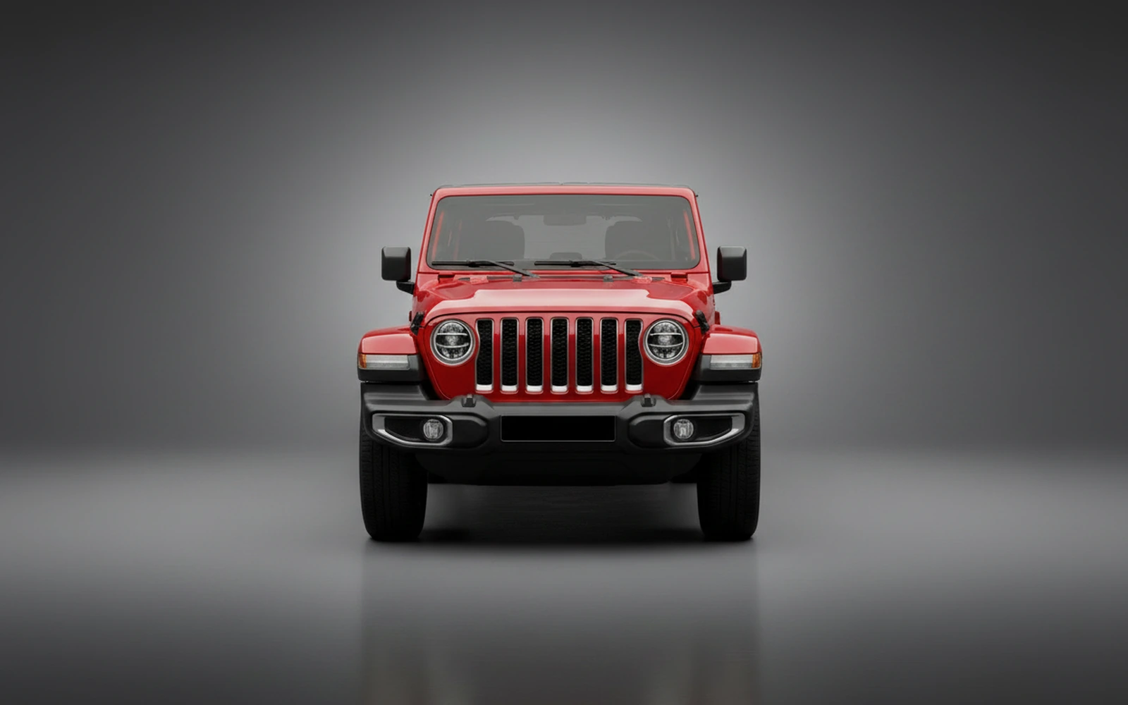 Jeep Wrangler Red 2024 — exterior side view