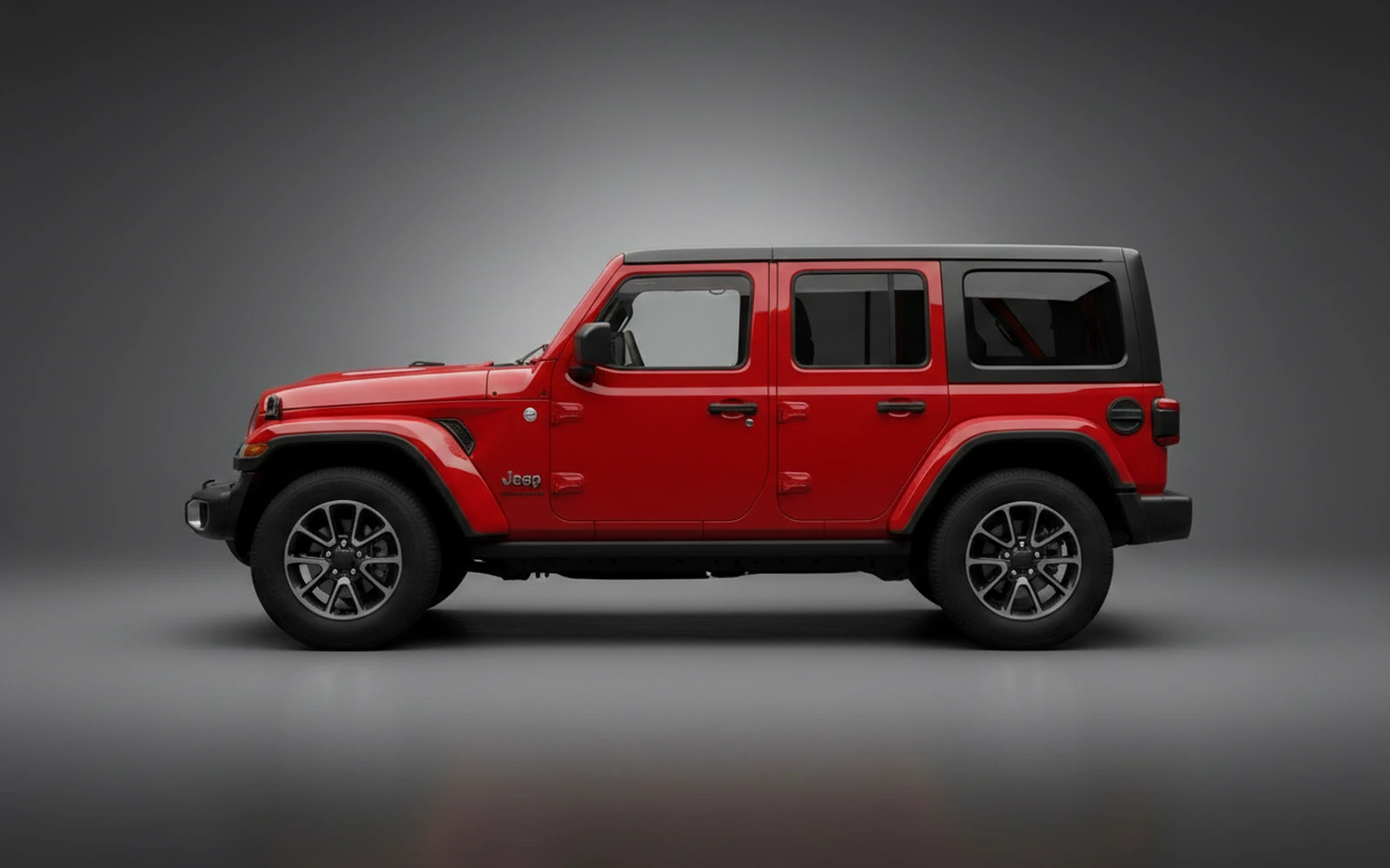 Jeep Wrangler Red 2024 — exterior rear view