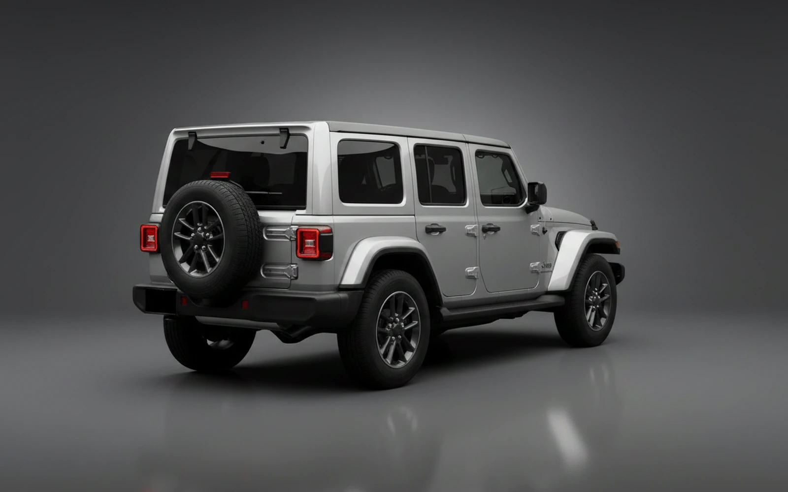 Jeep Wrangler Silver 2025 — interior dashboard