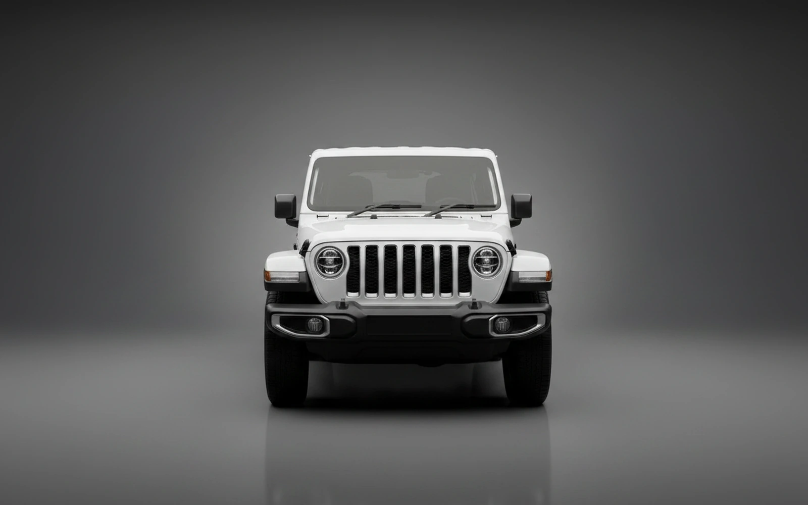 Jeep Wrangler White 2025 — exterior side view