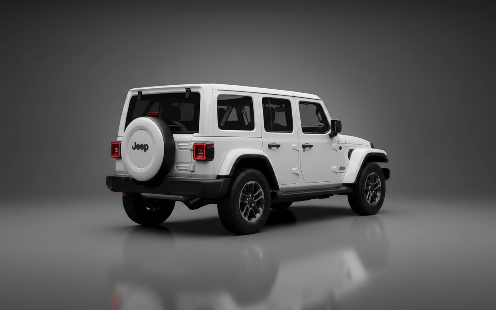 Jeep Wrangler White 2025 — interior dashboard