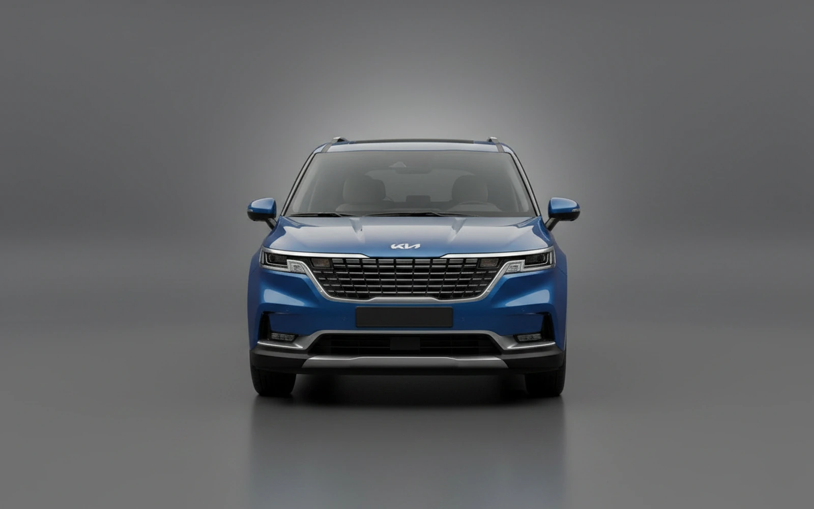 Kia Carnival Grey Blue Blue 2023 — exterior side view