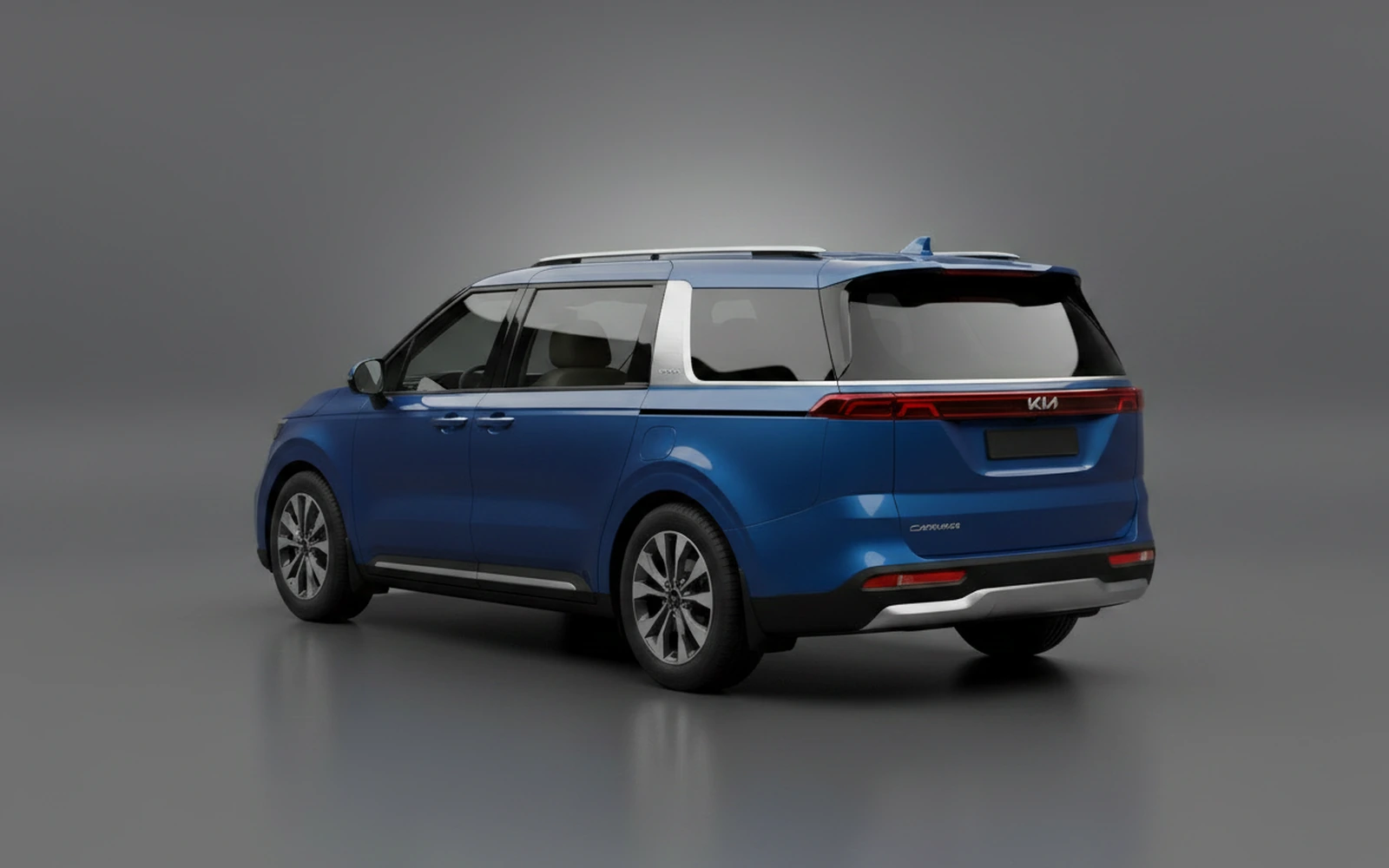 Kia Carnival Grey Blue Blue 2023 — interior dashboard