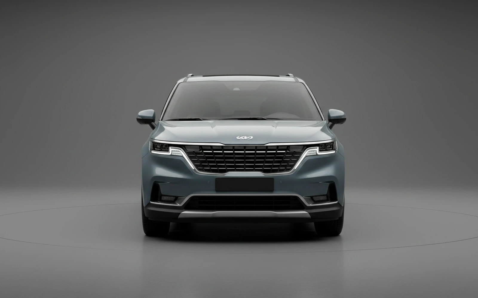 Kia Carnival Grey Blue Grey-blue 2023 — exterior side view