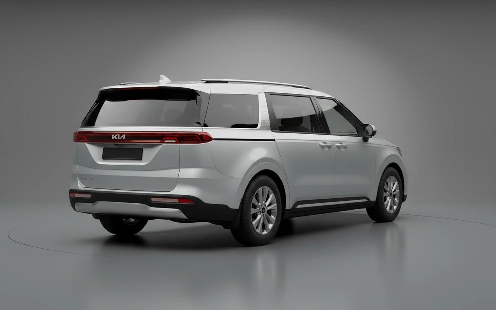 Kia Carnival Silver 2026 — interior dashboard