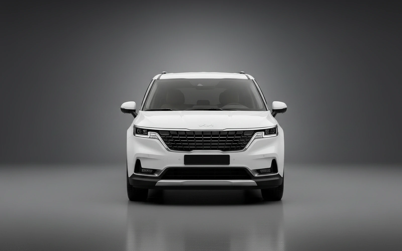 Kia Carnival Grey Blue Blanco 2023 — exterior side view