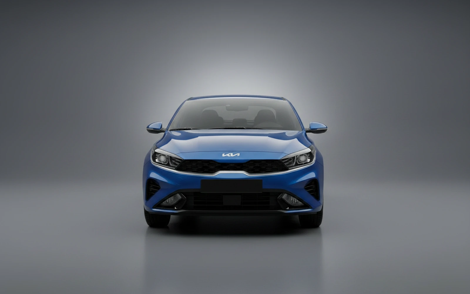 Kia K3 Blue 2025 — exterior side view