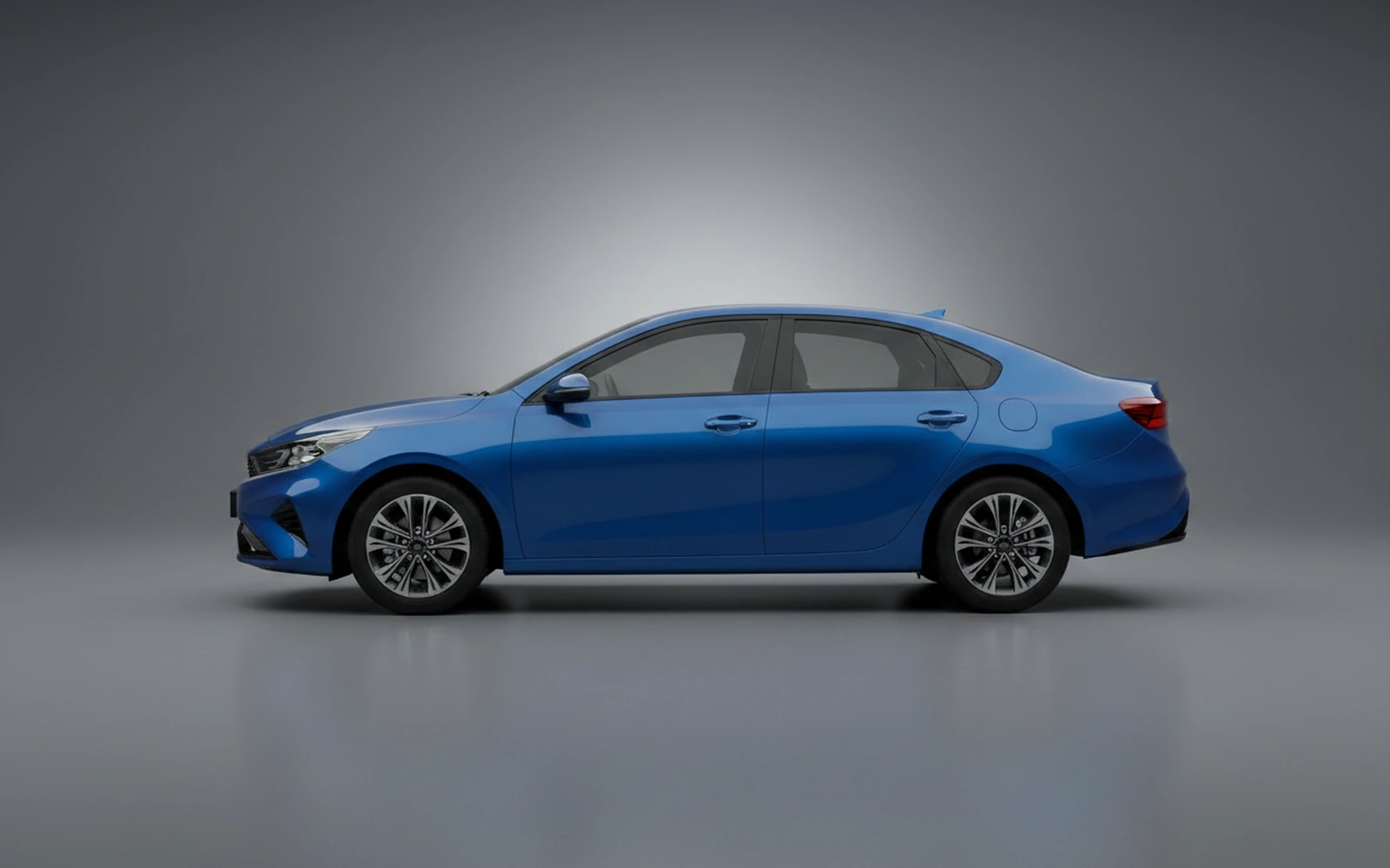 Kia K3 Blue 2025 — exterior rear view