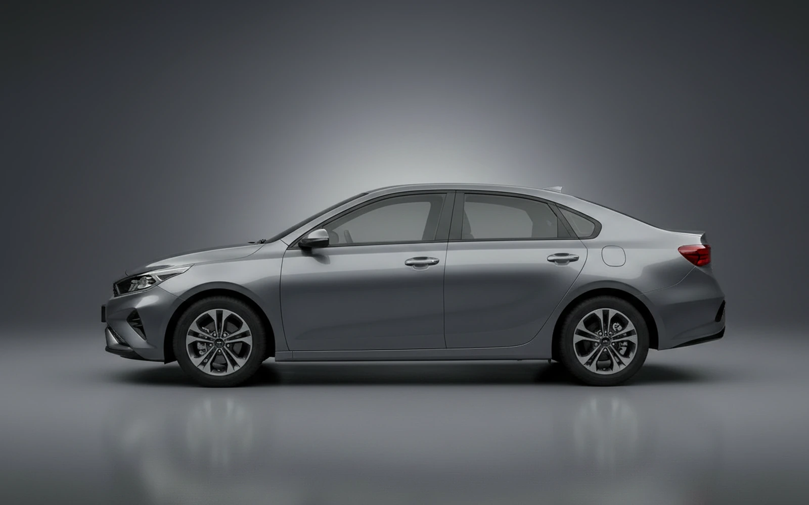 Kia K3 Gris 2025 — exterior rear view