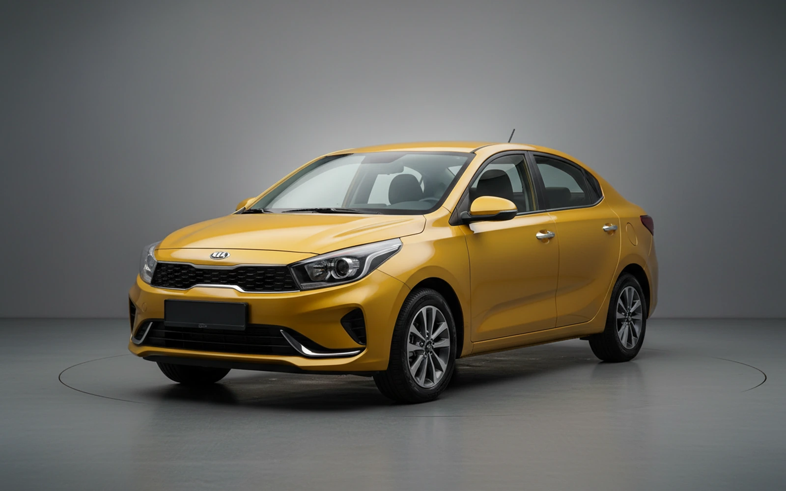 Kia Pegas Gold 2026 for rent in Miami — exterior photo