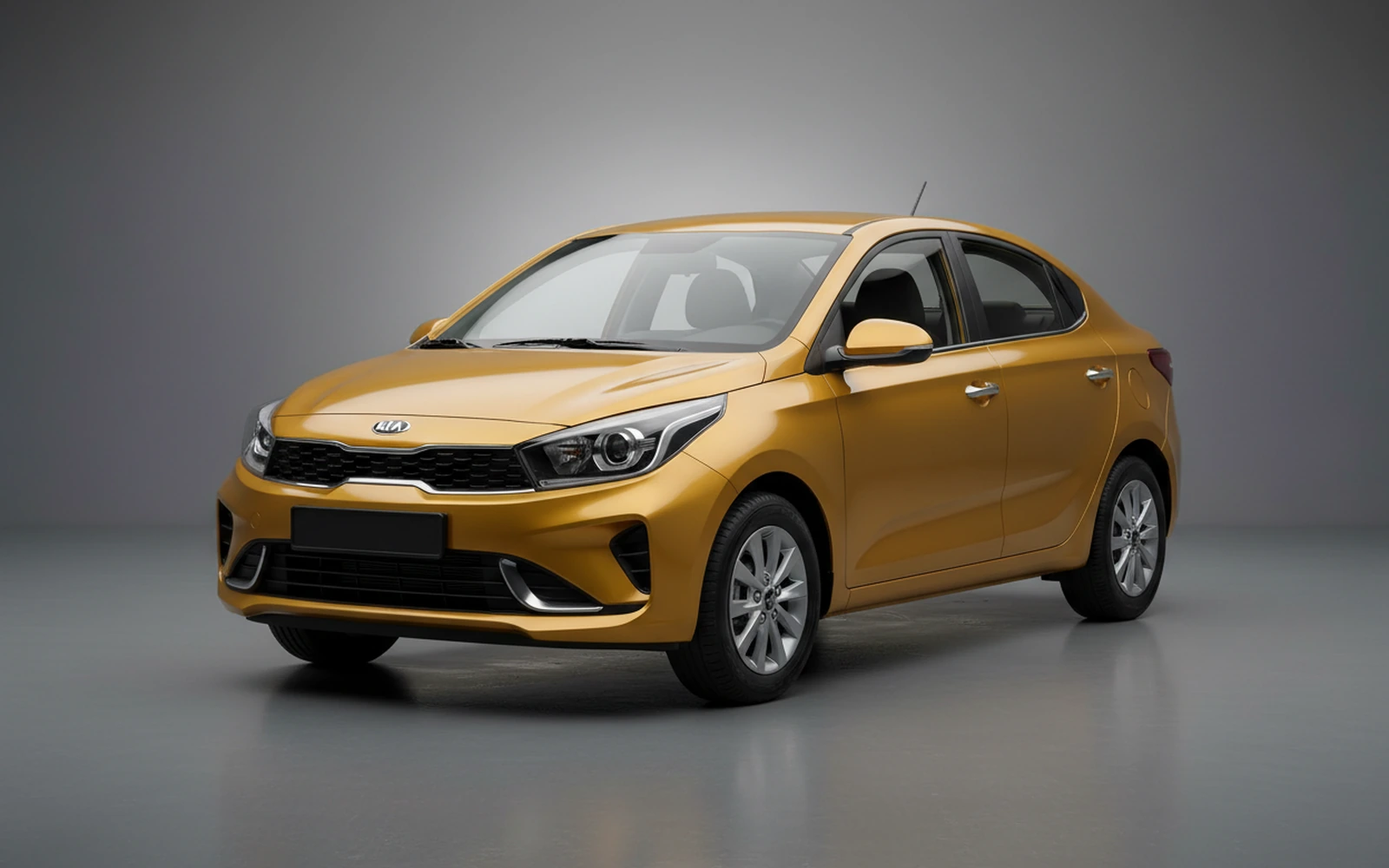 Kia Pegas Gold 2026 for rent in Miami — exterior photo