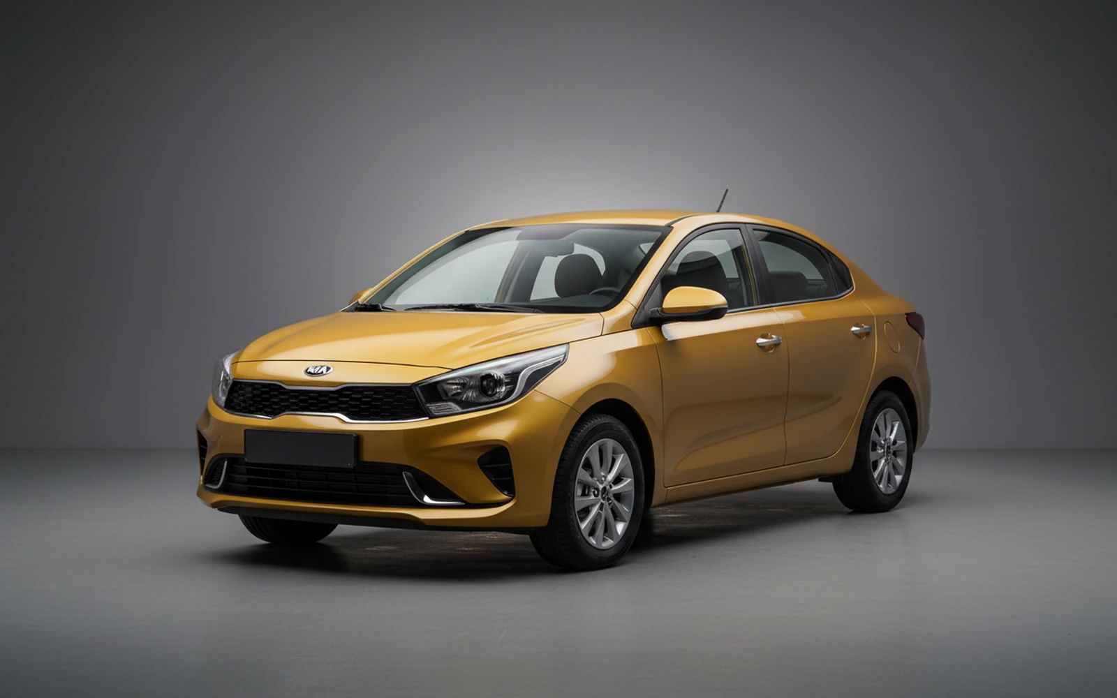 Kia Pegas Gold 2026 for rent in Miami — exterior photo