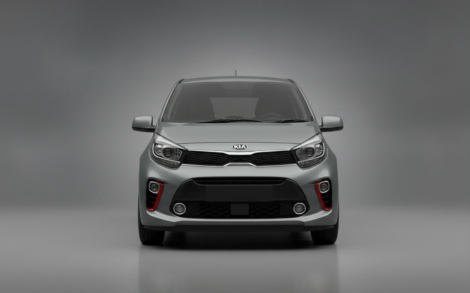 Kia Picanto Grey 2026 — exterior side view