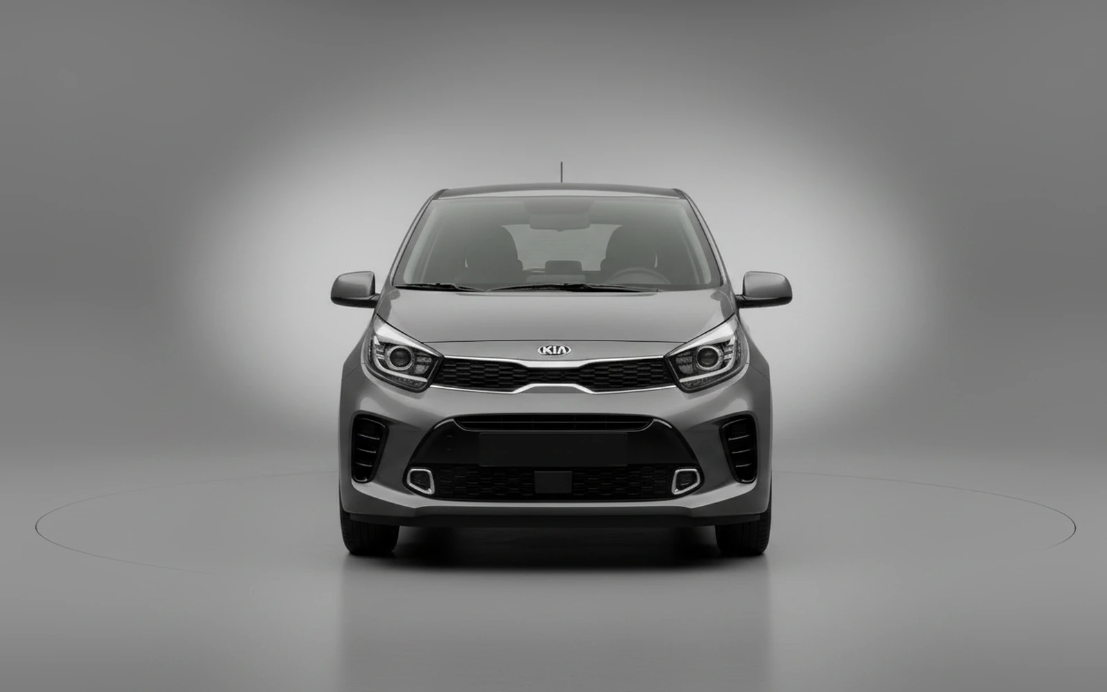 Kia Picanto Grey 2026 — exterior side view