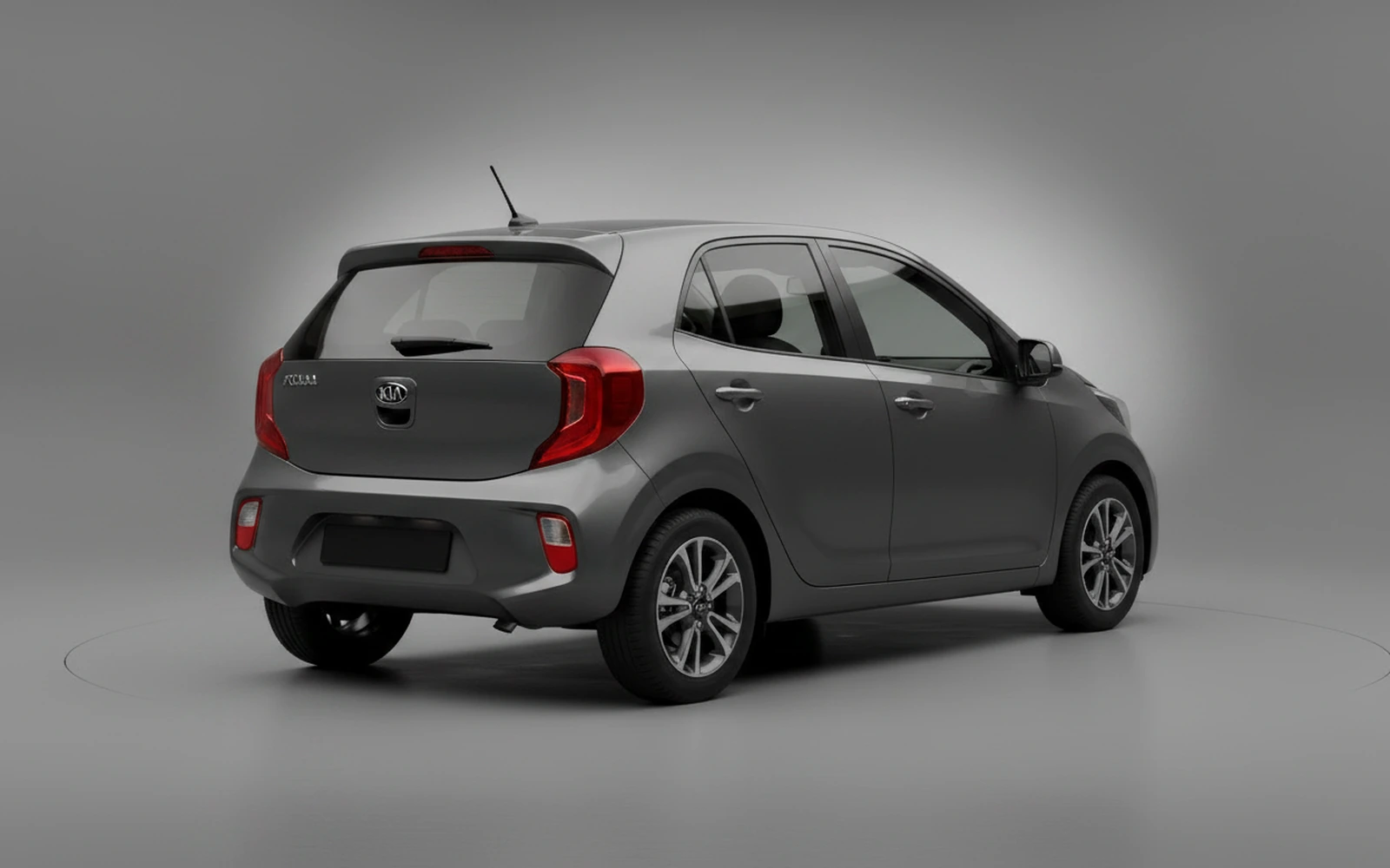 Kia Picanto Grey 2026 — interior dashboard