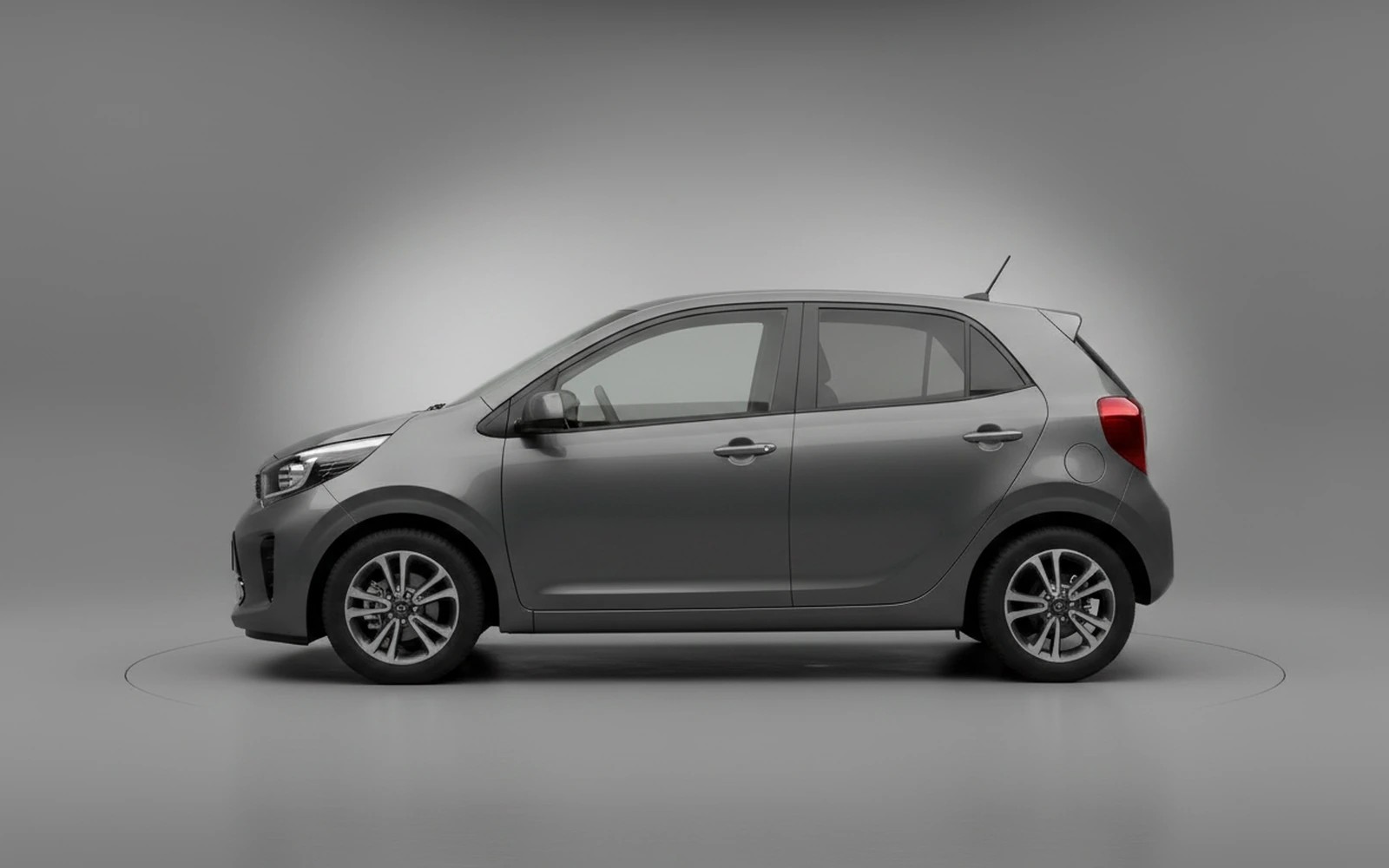 Kia Picanto Grey 2026 — exterior rear view