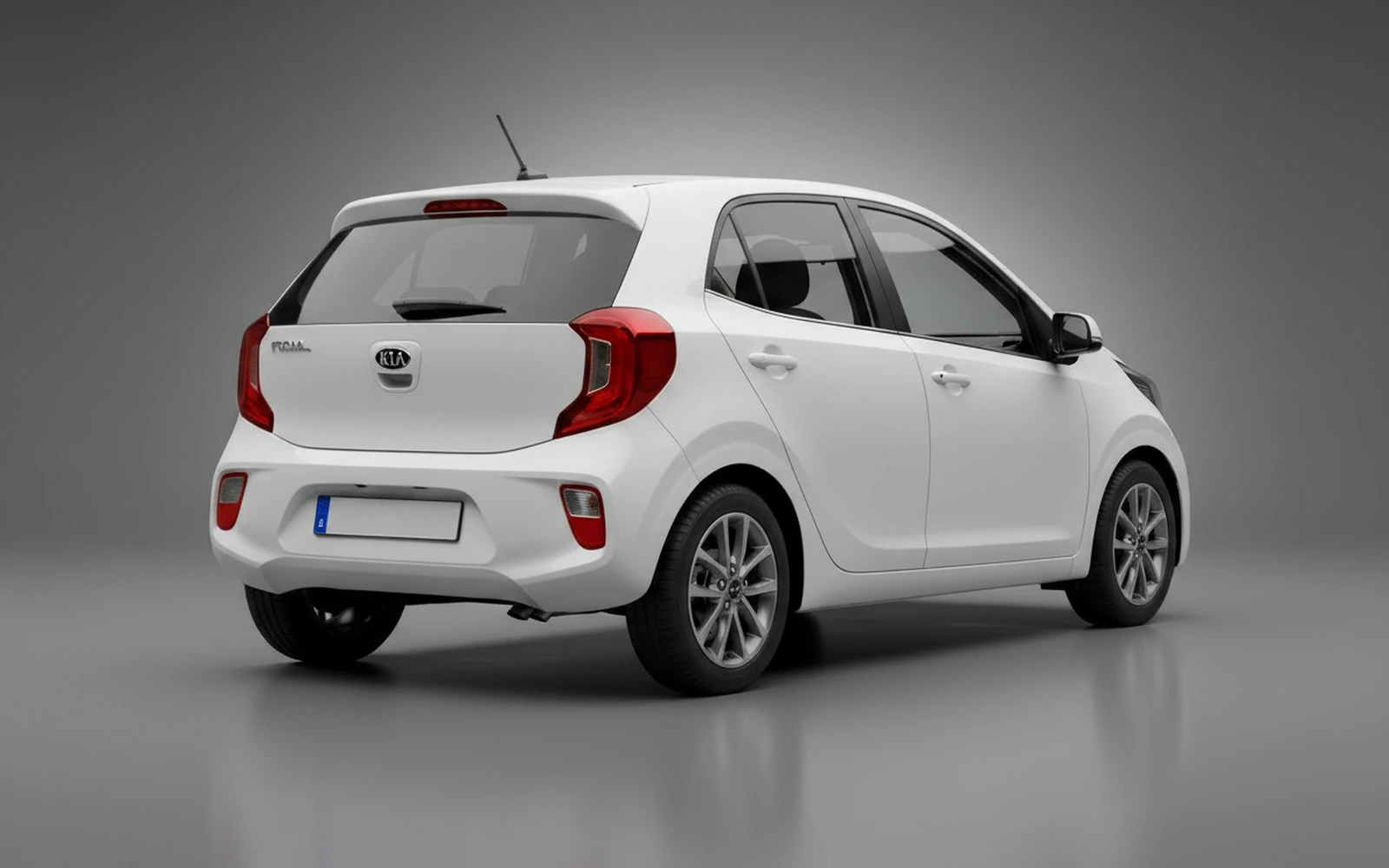 Kia Picanto White 2026 — interior dashboard