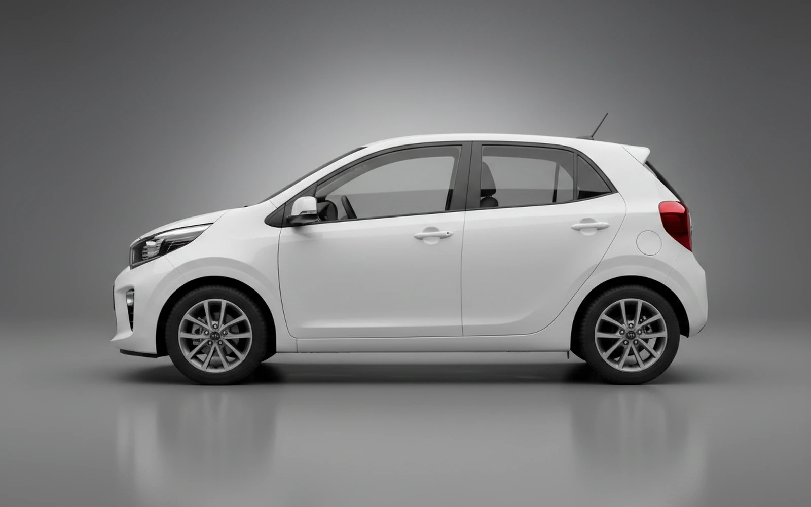 Kia Picanto White 2026 — exterior rear view