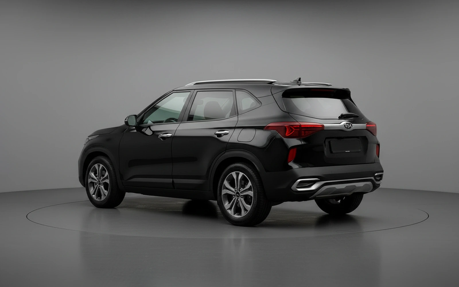 Kia Seltos Black 2026 — interior dashboard