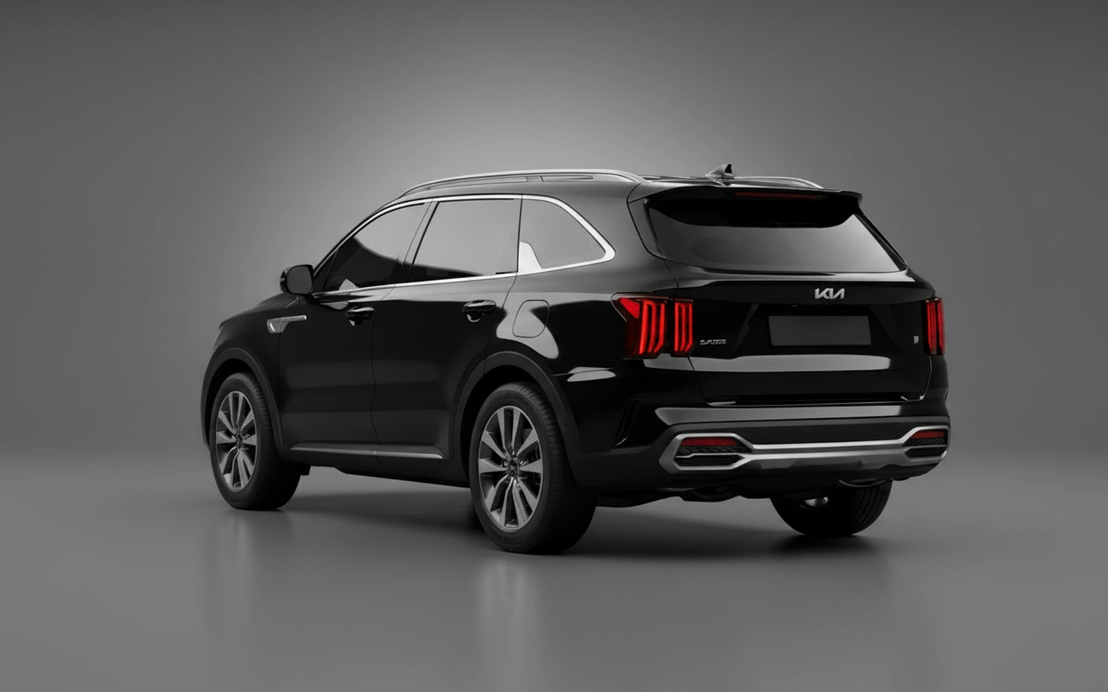 Kia Sorento Negro 2023 — interior dashboard