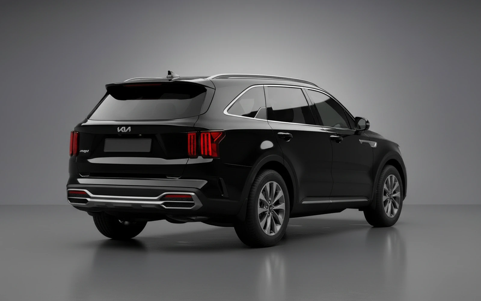 Kia Sorento Black 2024 — interior dashboard