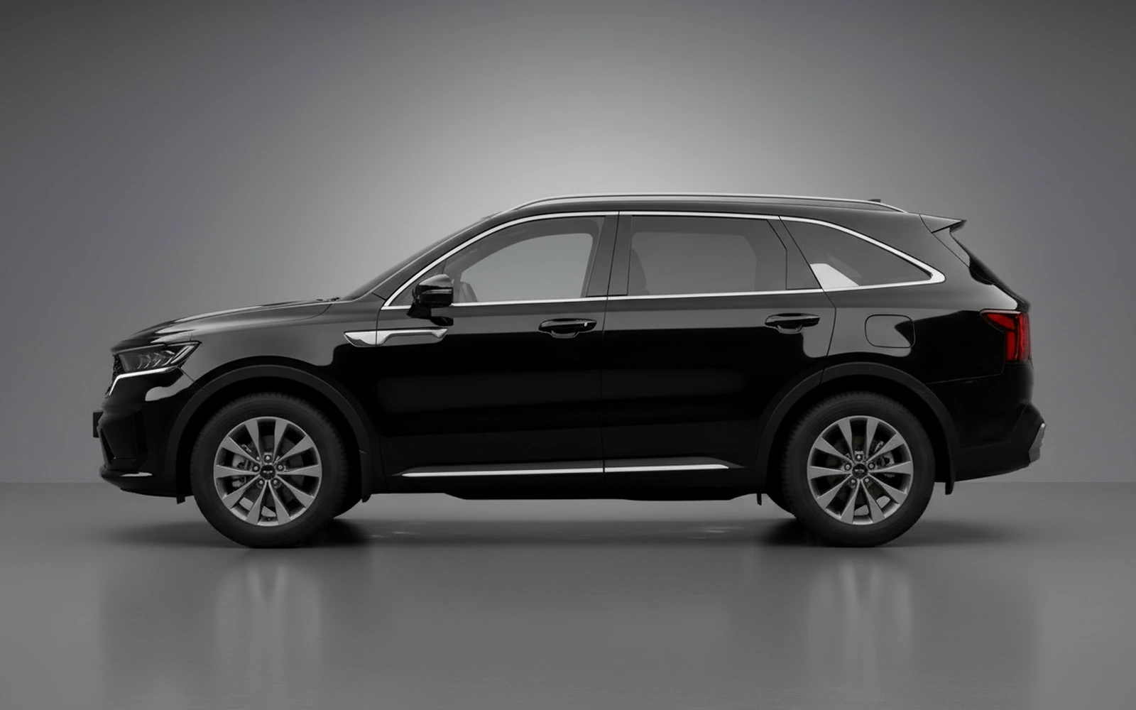 Kia Sorento Black 2024 — exterior rear view
