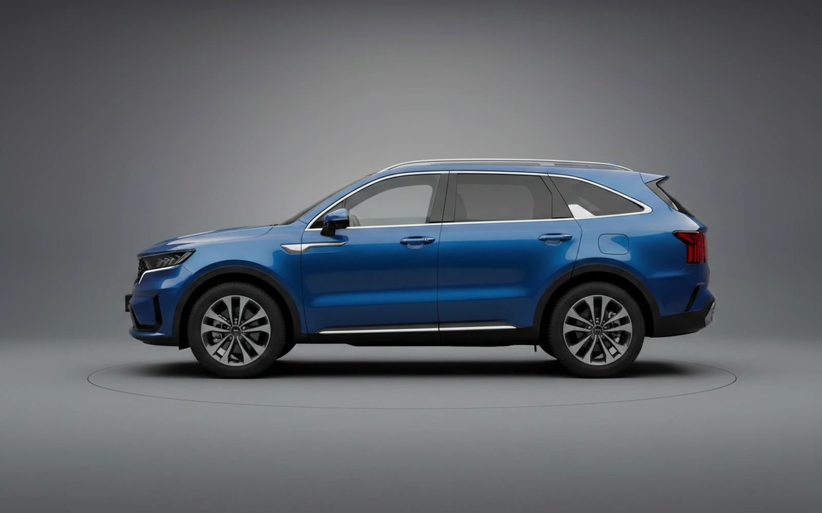Kia Sorento Blue 2025 — exterior rear view