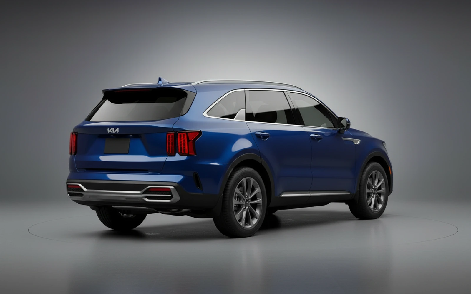 Kia Sorento Dark-blue 2024 — interior dashboard