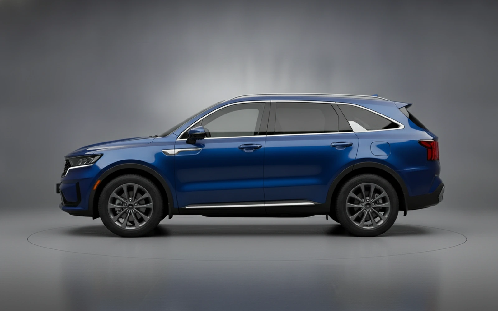 Kia Sorento Dark-blue 2024 — exterior rear view
