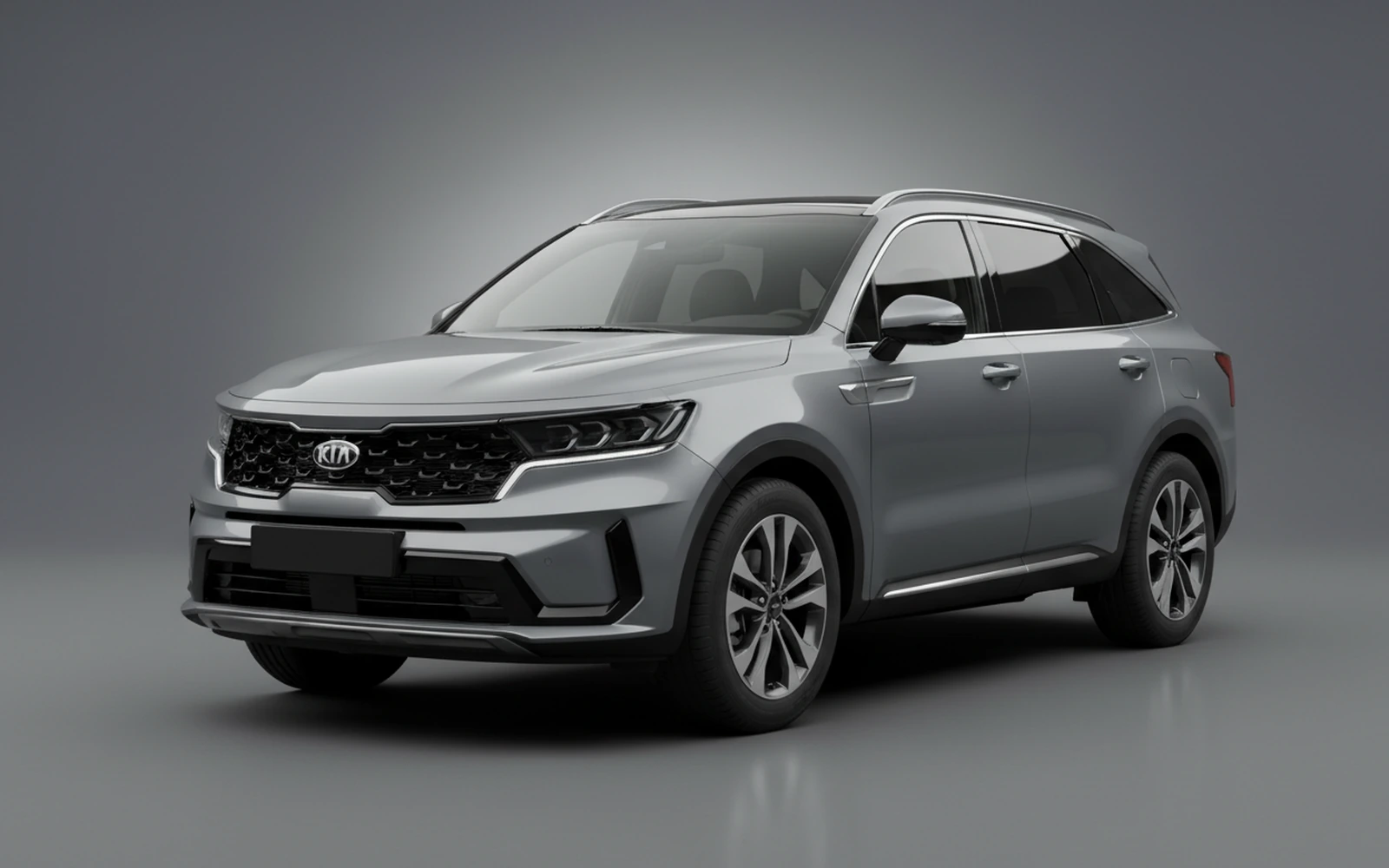 Kia Sorento Grey 2023 for rent in Miami — exterior photo