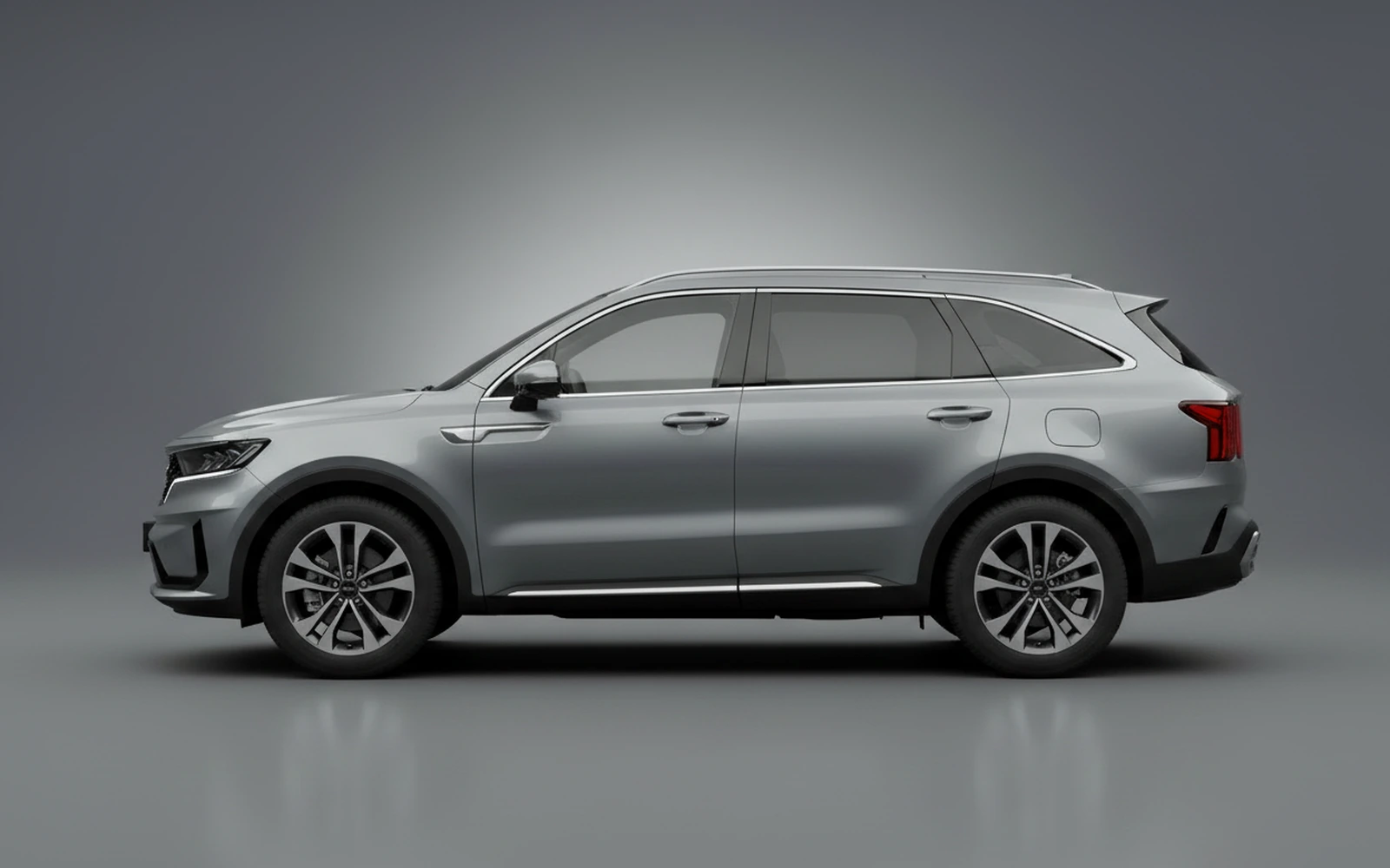 Kia Sorento Grey 2023 — exterior rear view
