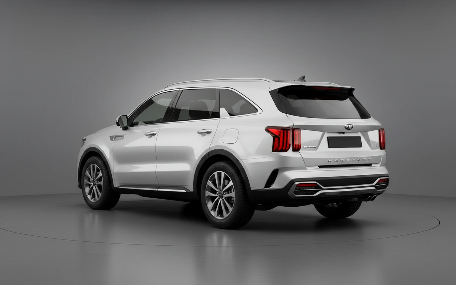 Kia Sorento Silver 2023 — interior dashboard