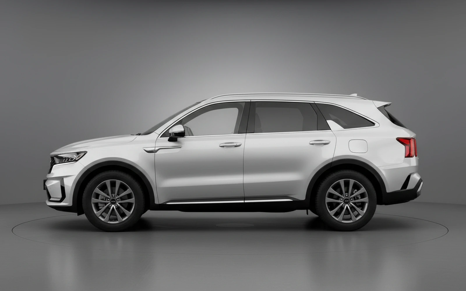 Kia Sorento Silver 2023 — exterior rear view