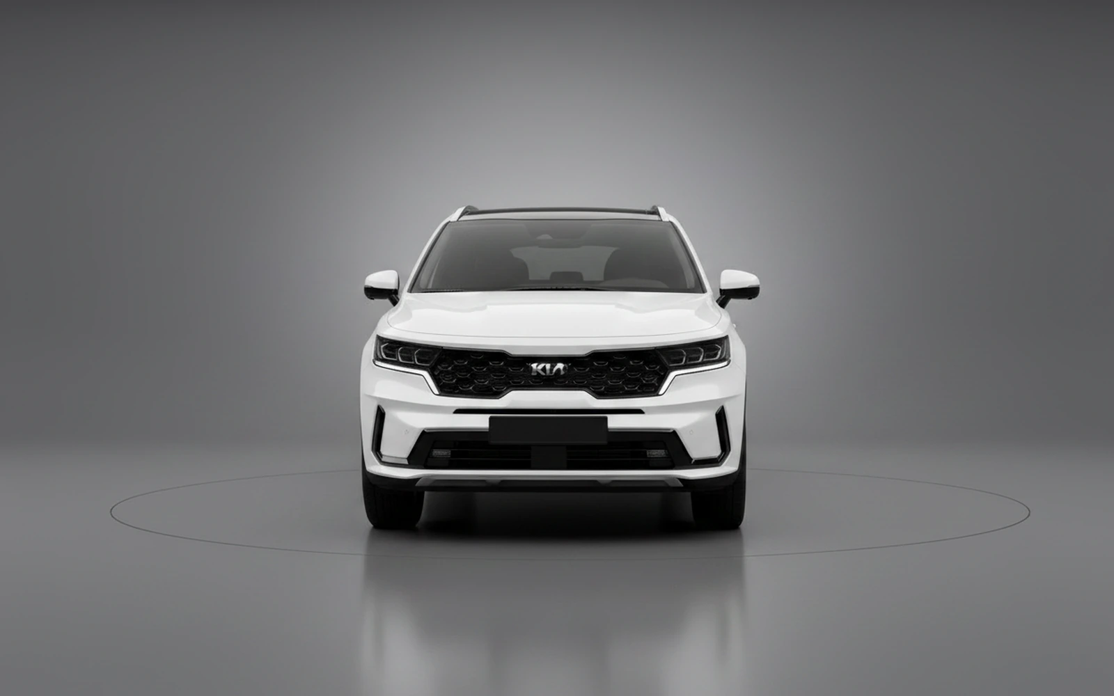 Kia Sorento White 2025 — exterior side view