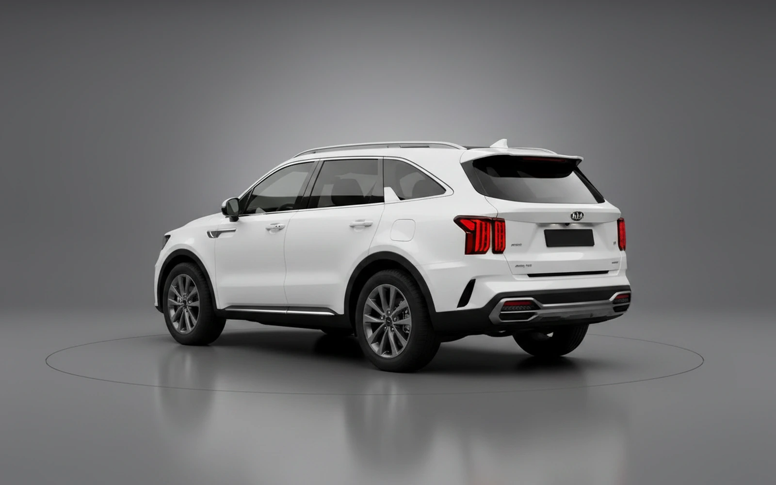 Kia Sorento White 2025 — interior dashboard