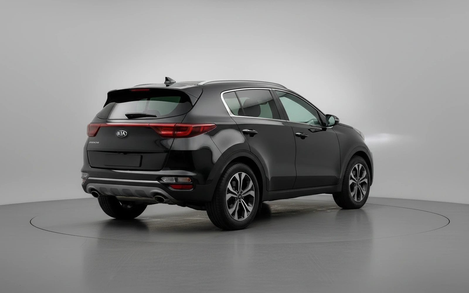 Kia Sportage Black 2025 — interior dashboard