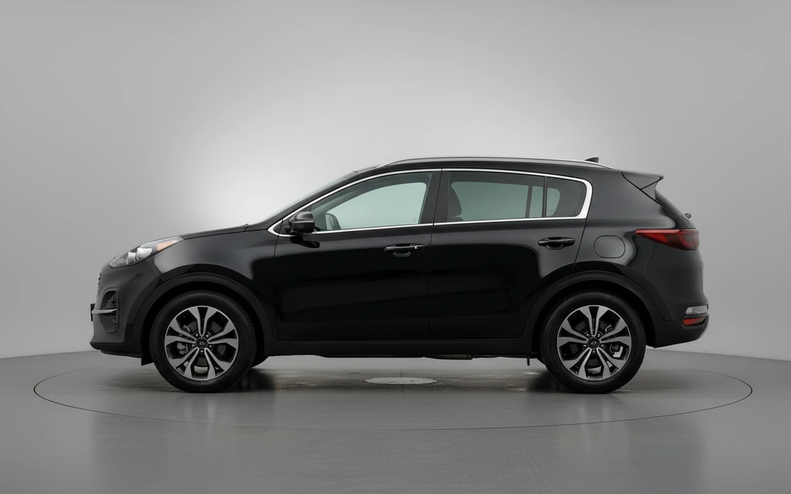 Kia Sportage Black 2025 — exterior rear view
