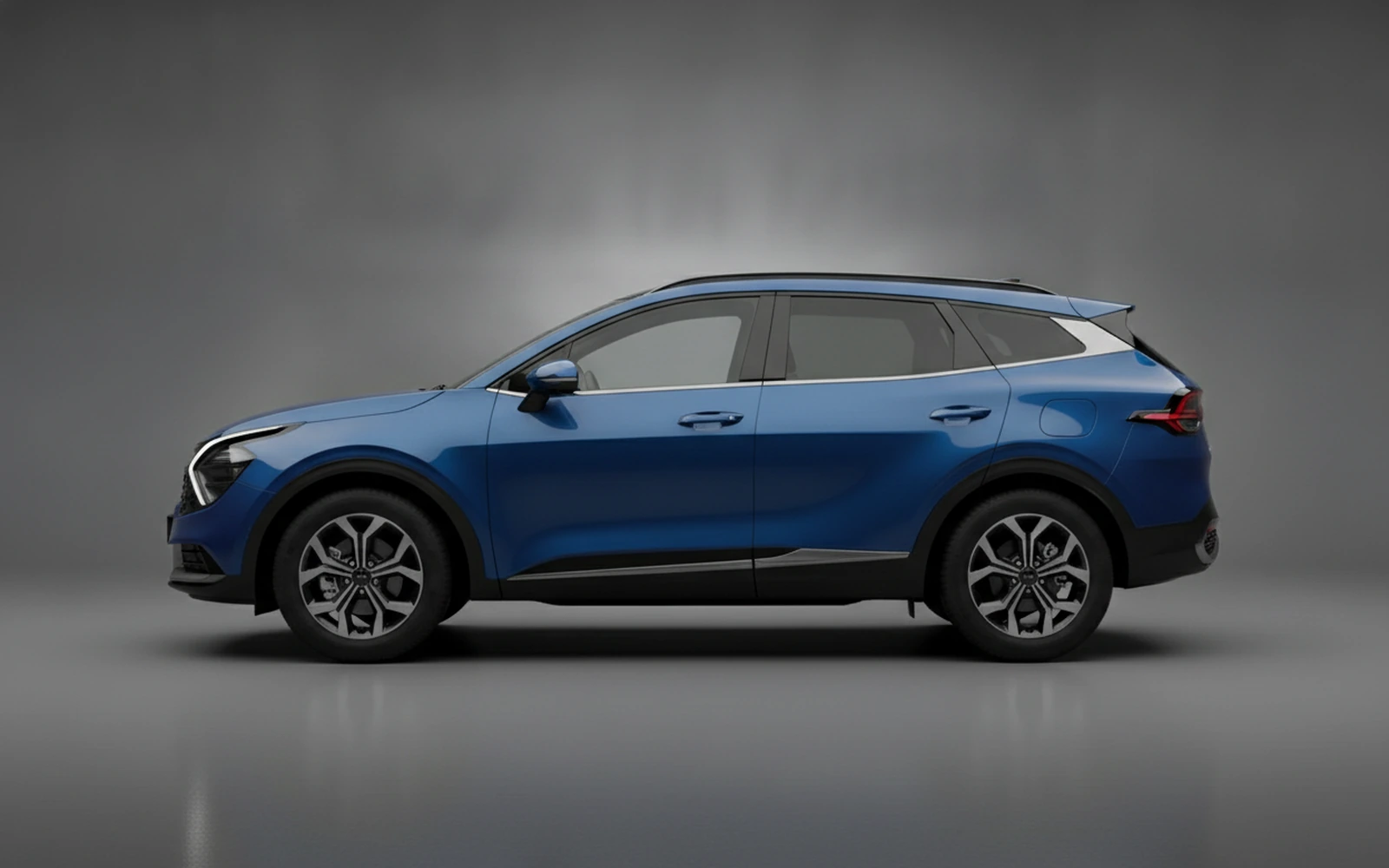 Kia Sportage Blue 2025 — exterior rear view