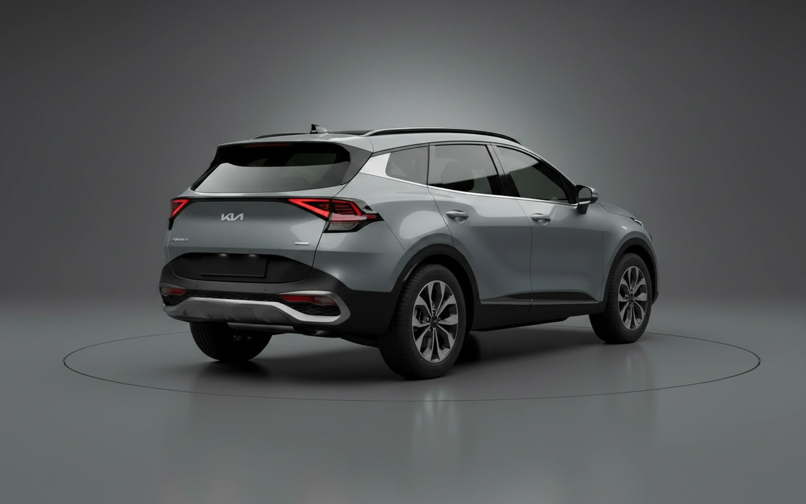 Kia Sportage Grey 2025 — interior dashboard